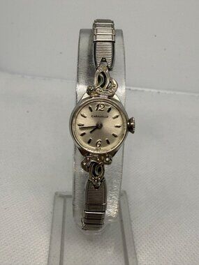 Vintage Caravelle by Bulova Women's Manual Wind Watch Cream Dial 10K RGP